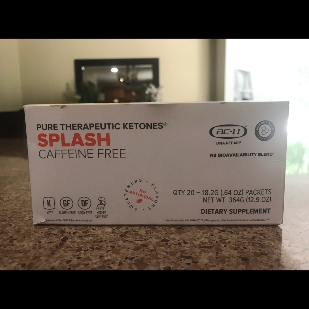 Keto Max Splash and Heart Tart